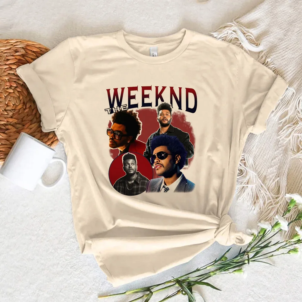 

the Weeknd Tee women funny harajuku top girl graphic clothing