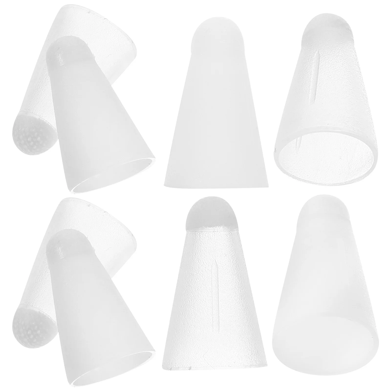 10 قطعة حامي طرف بالسعة براعة رائعة سطح أملس قبضة مريحة قلم كم غطاء طرف رصاص #6