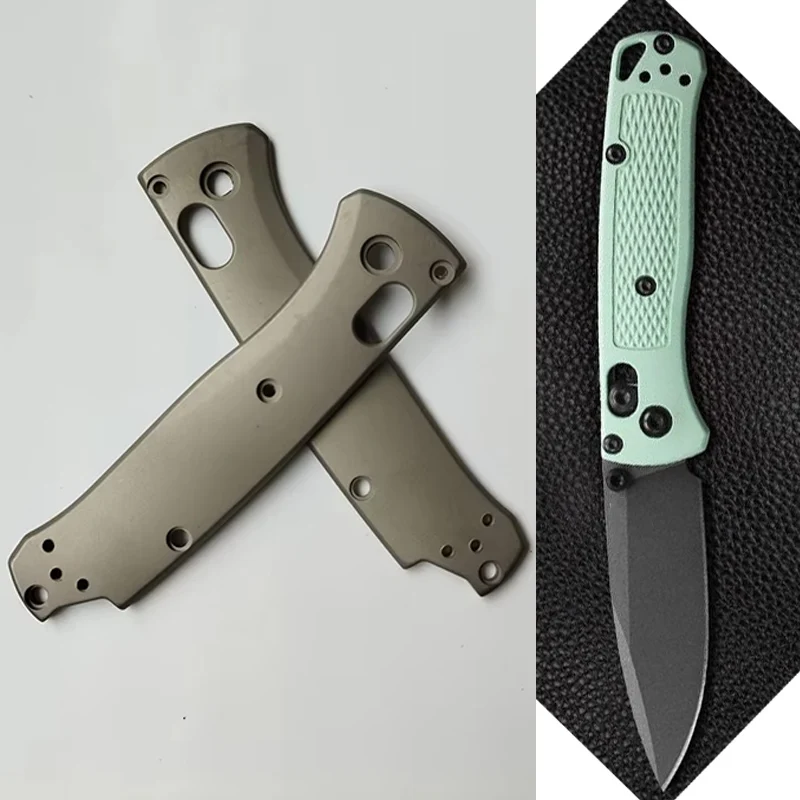 

Нож на заказ, титановая ручка, весы, нашивки для Benchmade Mini Bugout 533, ножи, ручка, запасная часть, аксессуары