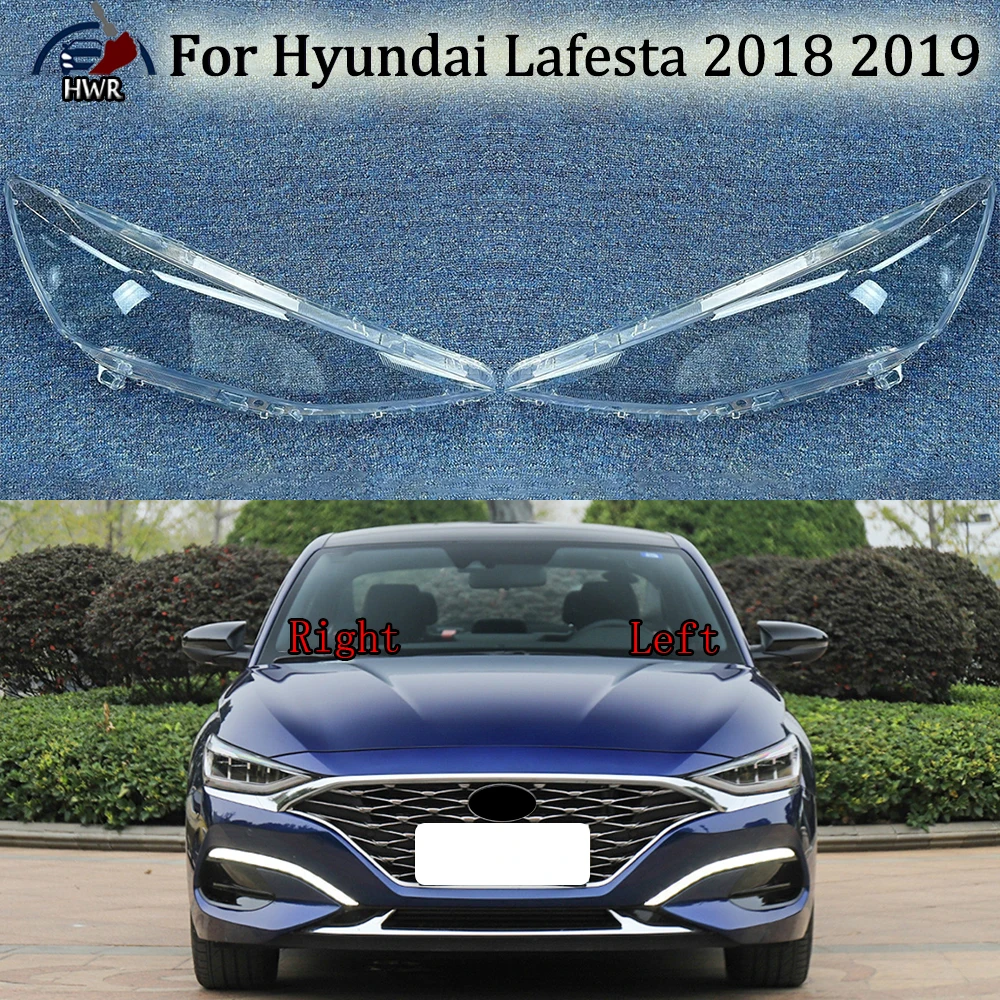 

Front Headlight Cover Transparent LampShade Headlamp Lamp Shell Replace Original Glass Lens For Hyundai Lafesta 2018 2019