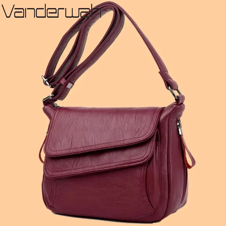 

Soft Leather Luxury Purses and Handbags Women Bags Designer Women Shoulder Crossbody Bags for Women Mom 2025 Female Quality Sac