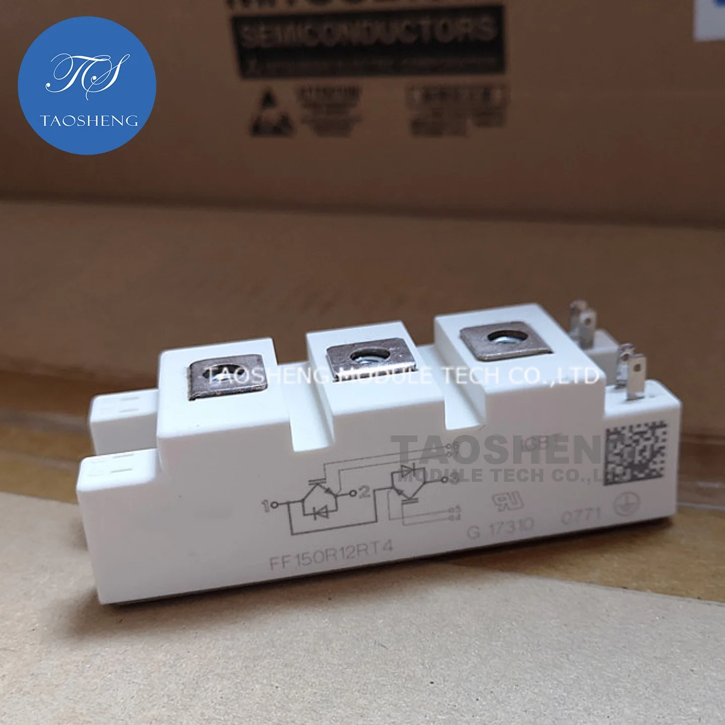 

1 шт. FF150R12RT4 150A/1200V Новый и оригинальный IGBT-модуль【TAOSHENG】 # TS090