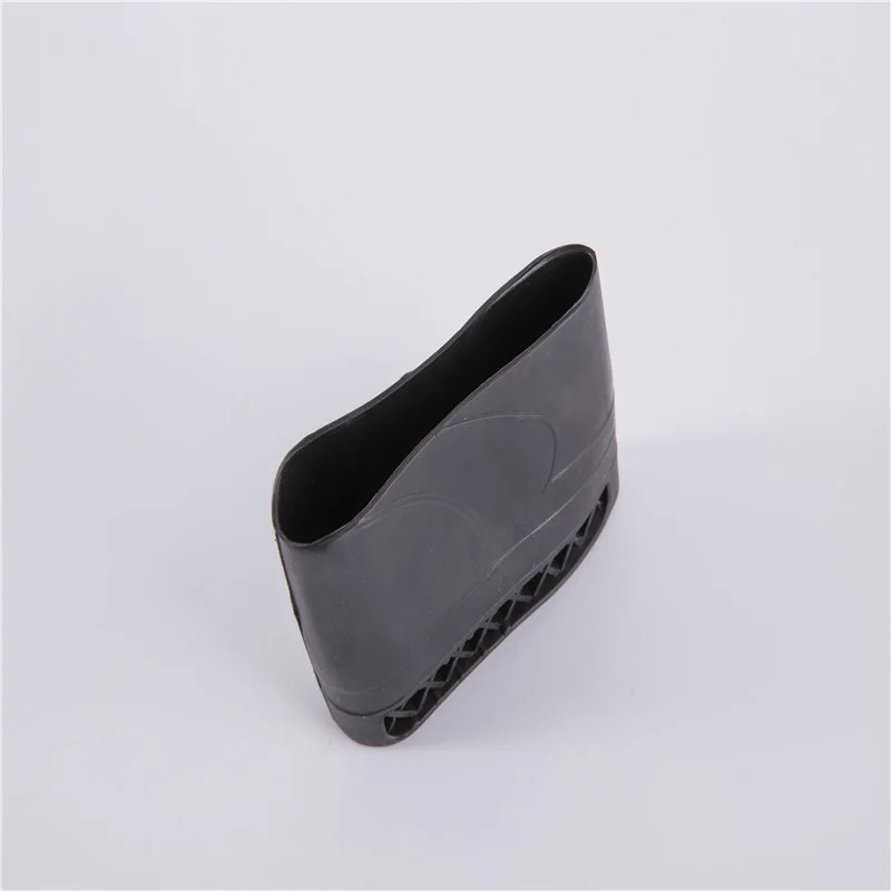 야외 사냥 엉덩이 주식 고무 반동 패드, 다크 브라운 블랙 라이플 리어 쿠션, 엉덩이 충격 흡수 보호대 쿠션, 1PC