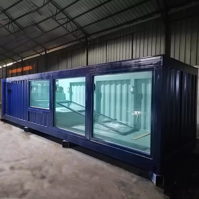 Prefab Shipping Container Swimming Pool With Smart Filtration System For Outdoor Backyard