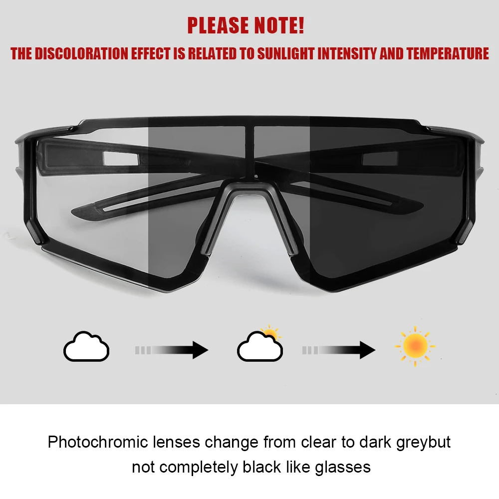 CRIXALIS Photochromic Polarized Sunglasses For Men And Women Outdoor Sunshine To Good Choice For Gifts Anti-reflective UV400
