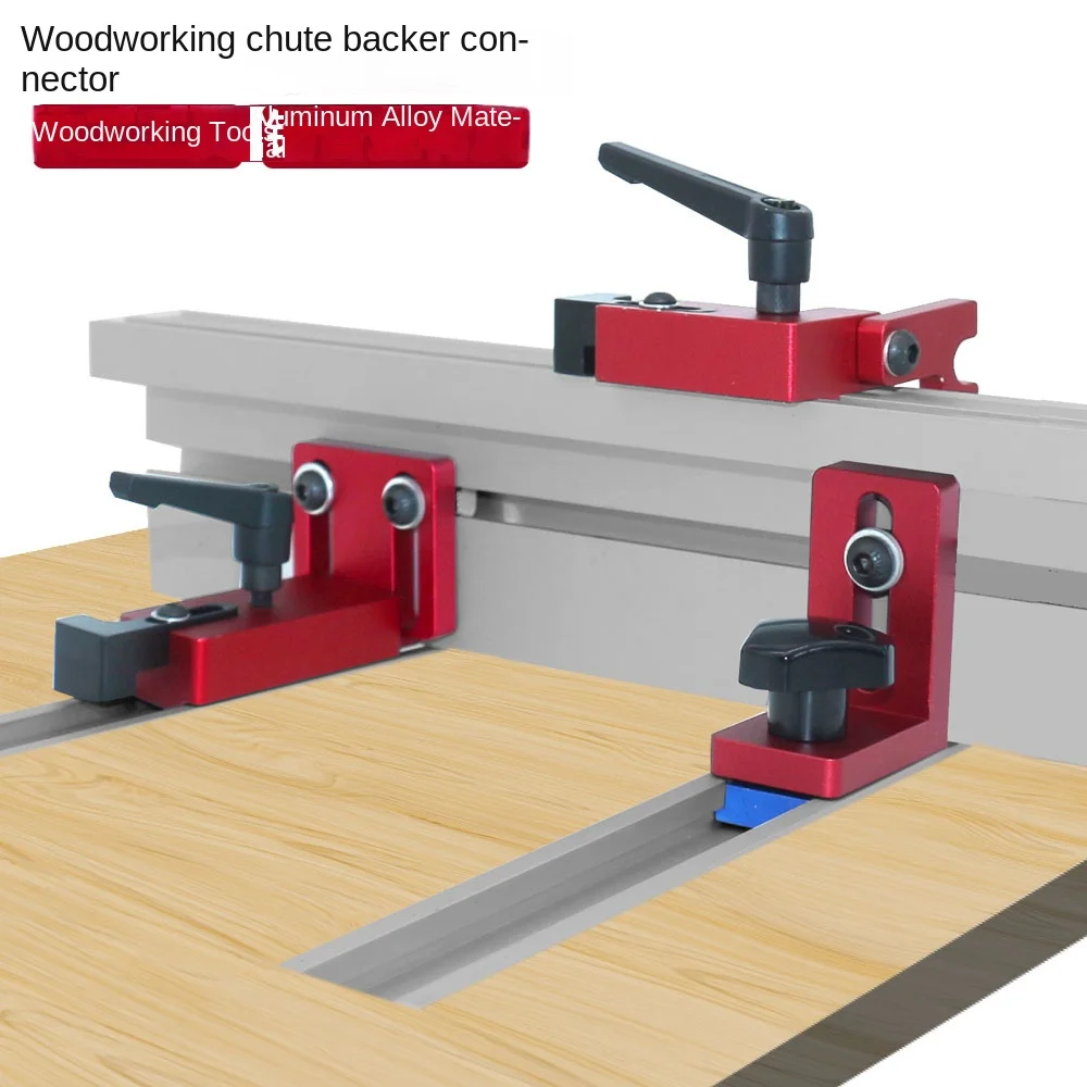 Woodworking aluminum alloy profiles support the mountain, push handle and slide groove support the mountain, 500mm track