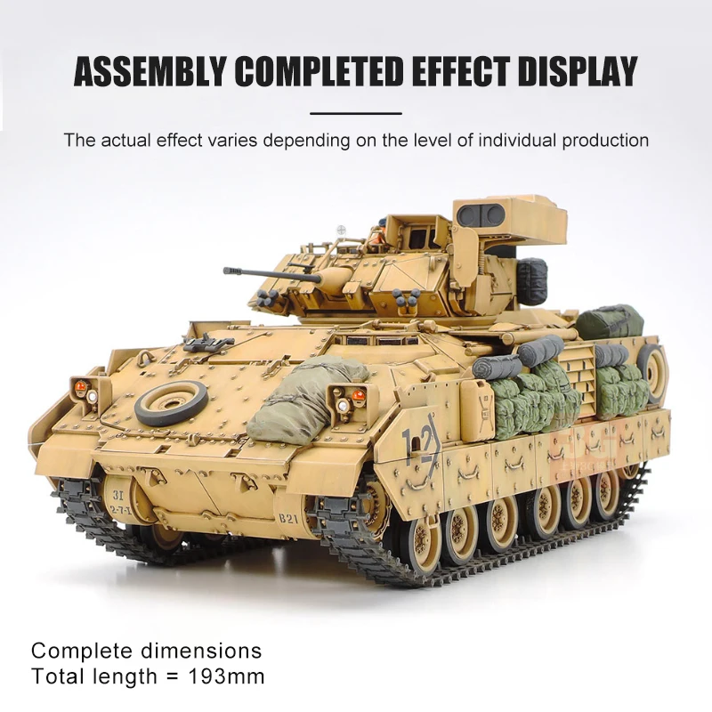 TAMIYA Assembled Tank Model Kit 35264 US M2A2 Bradley Infantry Tank 1/35