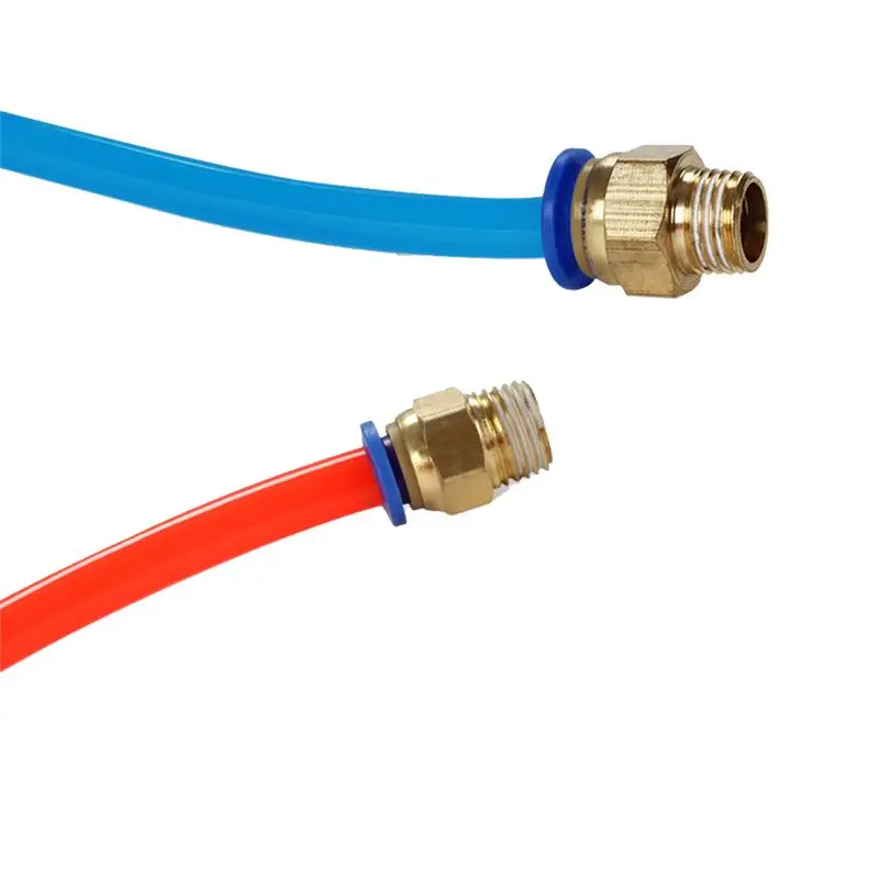 SDFC PC Pneumatic Air 10Mm 8Mm 12Mm 6Mm 4Mm Hose 1/4In BSP 1/2In 1/8In 3/8In Male Thread Air Nipple Quick Coupling PC6-01