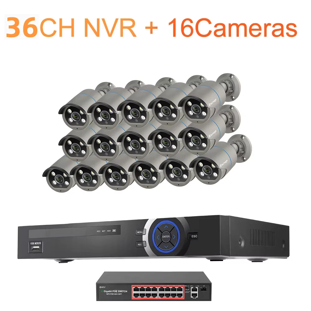 Variant: 36CH NVR 16 Cameras
