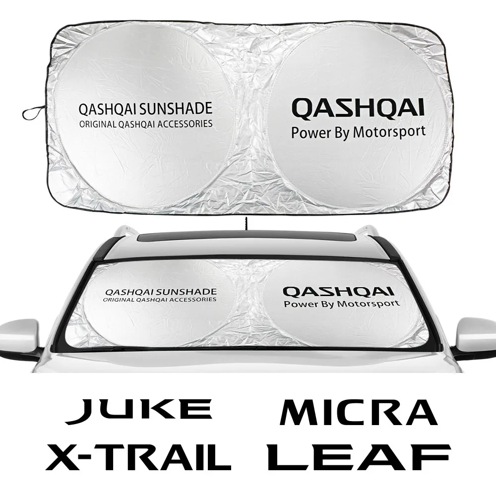 

Car Windshield Sunshades For Nissan Qashqai J10 J11 Juke 2 Micra K12 K14 Leaf X-Trail Sentra Murano Sun Shade Covers Accessories