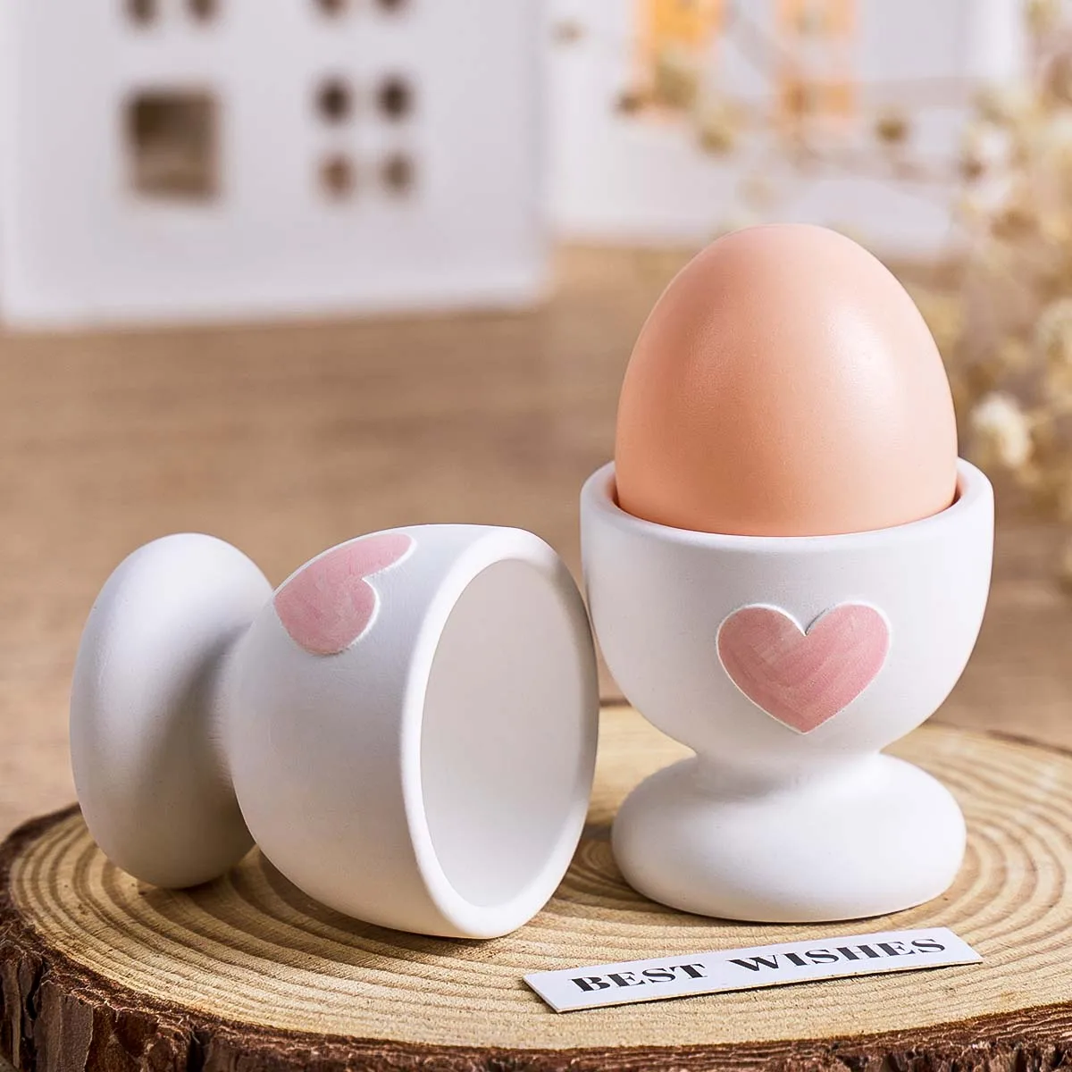 

Love Pattern Egg Tray Silicone Mold DIY Easter Egg Holder Valentine's Day Candle Cup Candlestick Plaster Cement Mould Home Decor