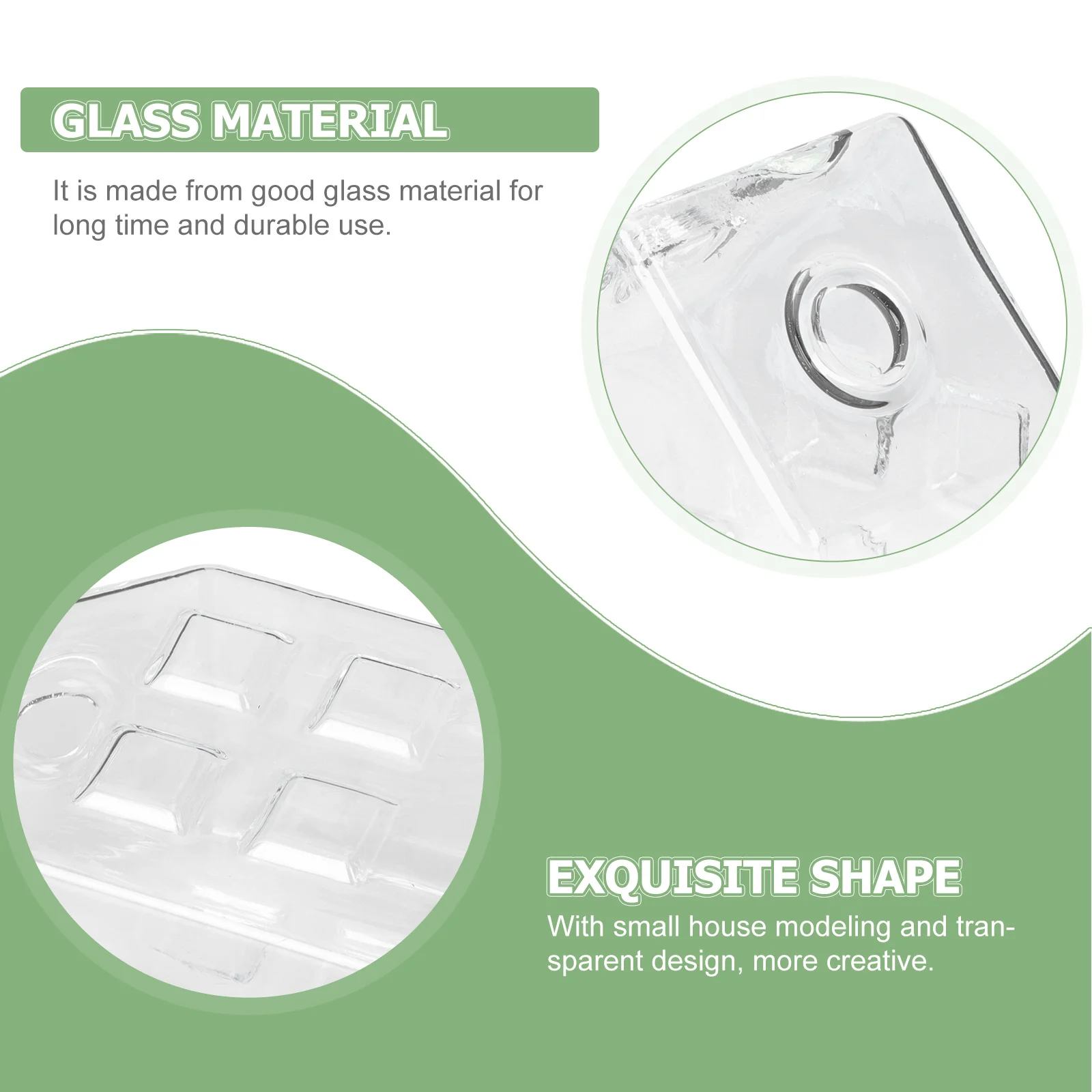 

Style Glass Vase Smooth Fine Workmanship Transparent Desktop Hydroponic Container Flower Arrangement Vase Home