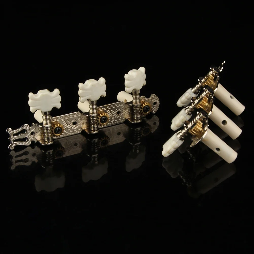 Guitar Machine Heads Classic Guitar String Tuning Pegs Key Gold  3+3 Set  AO-020HV3P  Tuners Keys Part Parts Accessories