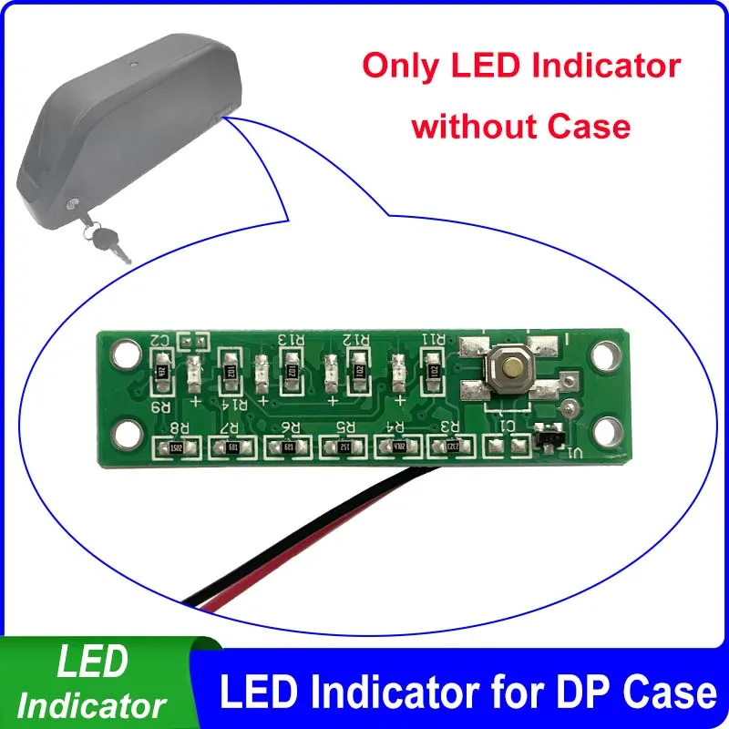 Polly LED-Anzeige 36 V 48 V 52 V 60 V 72 V für Polly DP Batteriegehäuse LED-Anzeige Spannungsanzeige als Ersatz