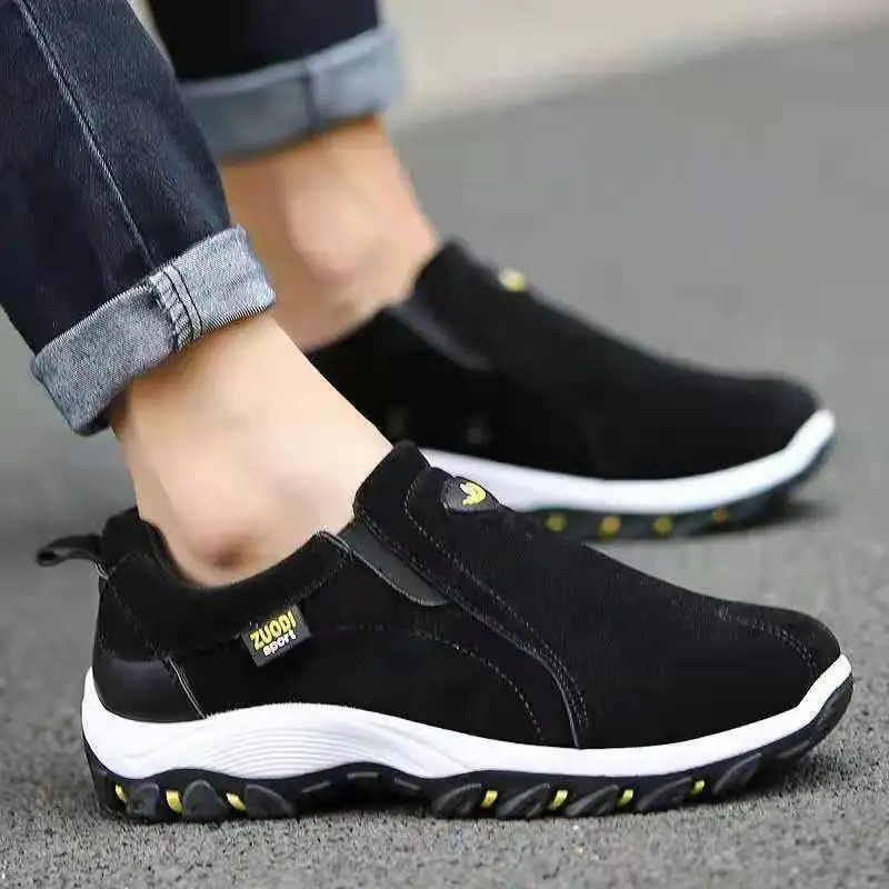 Vulcanize Shoes Men Sneakers Breathable Men Casual Shoes Slip-On Loafers Men Shoes Lightweight Male  Footwear Tenis Masculino