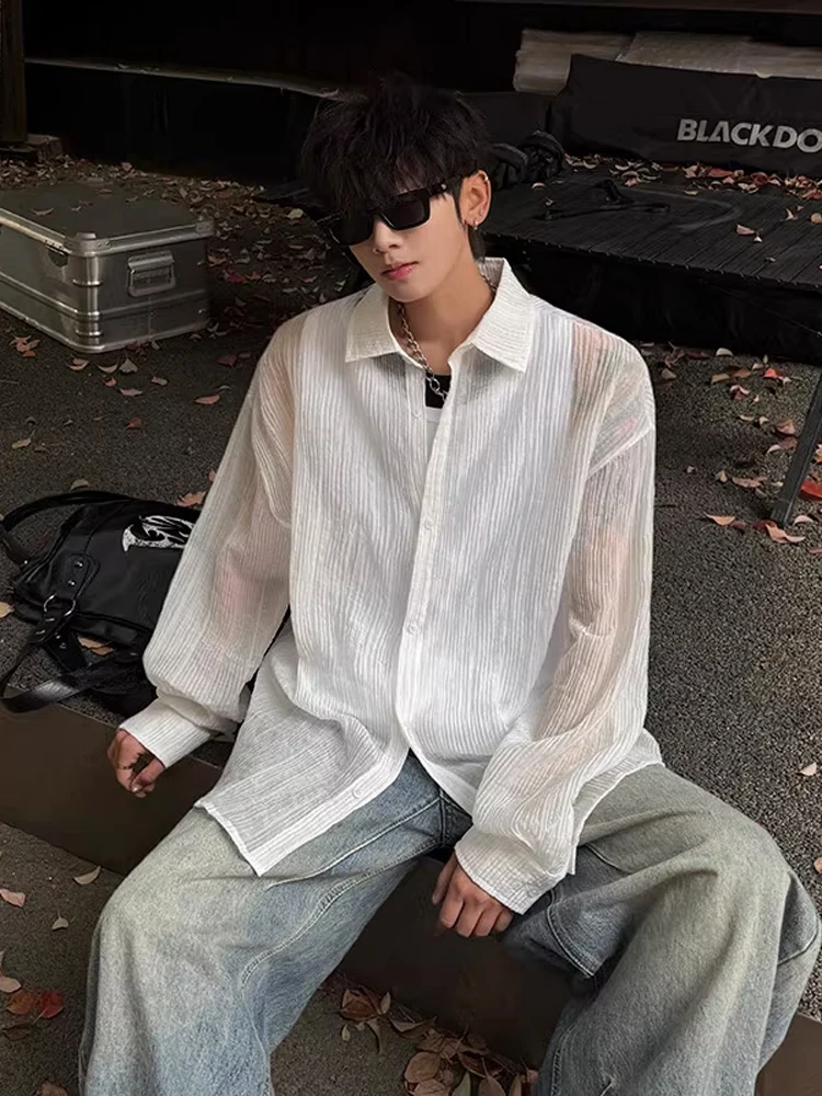 

Легкая дышащая защита от солнца из ледяного шелка для мужчин и женщин, летняя тонкая чистая посадка, крутой кондиционер, повседневная одежда