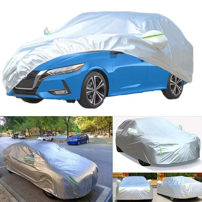 

For NISSAN SENTRA Outdoor Protection Full Car Covers Snow Cover Sunshade Waterproof Dustproof Exterior Car Accessories