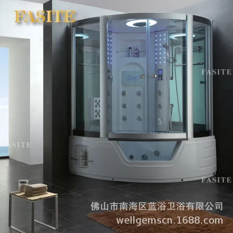 For Beauty Club Hotel Multipurpose Surf Massage Steam Shower Room with Outlet Supply