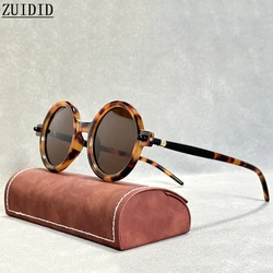 Retro Round Sunglasses For Men Vintage Fashion Sunglasses Women  Luxe Trending Blue Light Blocking Glasses Gafas De Sol Hombre