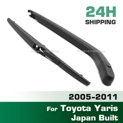 GREATROAD Wiper Rear Wiper Blade & Arm Set Kit For Toyota Yaris Japan Built 2005 - 2011 Windshield Windscreen Window Brush