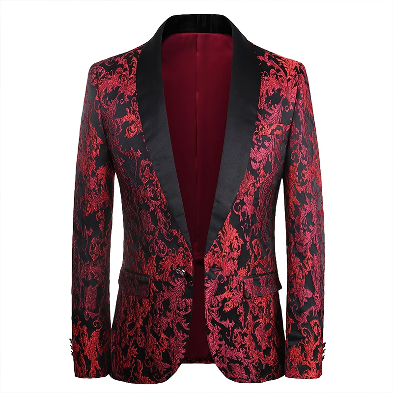 

New Fashion Jacquard Premium Blazer Hombre Casual Mens Suits Four Seasons Quality Soft Comfortable Slim Fit Coat Terno Masculino