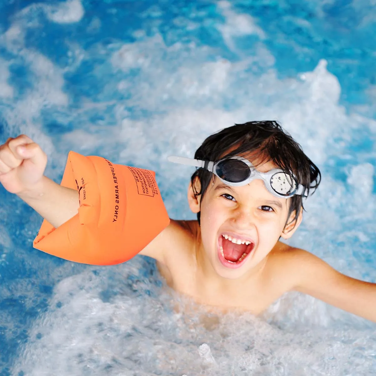 PVC Inflatable Swim Arm Bands for Children Floating Rings for Water Safety Training Swimming Pool Practice Equipment