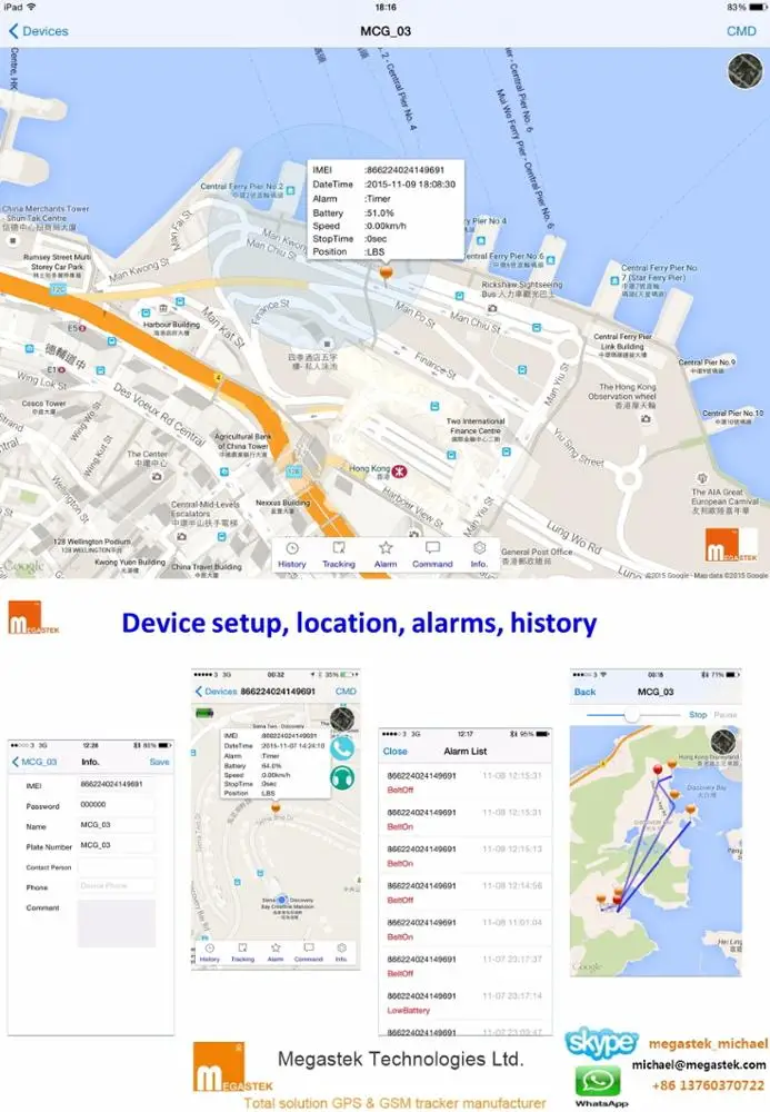 GPS Ankle Tracking Device Parole Enforcement house arrest monitor for prisoner