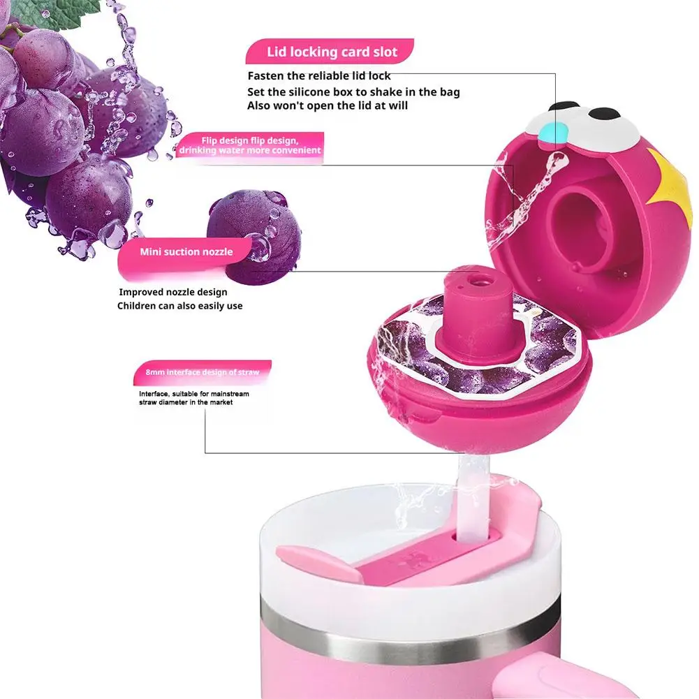 10 مللي متر غطاء من القش ل كوب ستانلي قابلة لإعادة الاستخدام سيليكون القش توبر متوافق مع 30 و 40 أوقية بهلوان الغبار واقية القش نصائح الأغطية