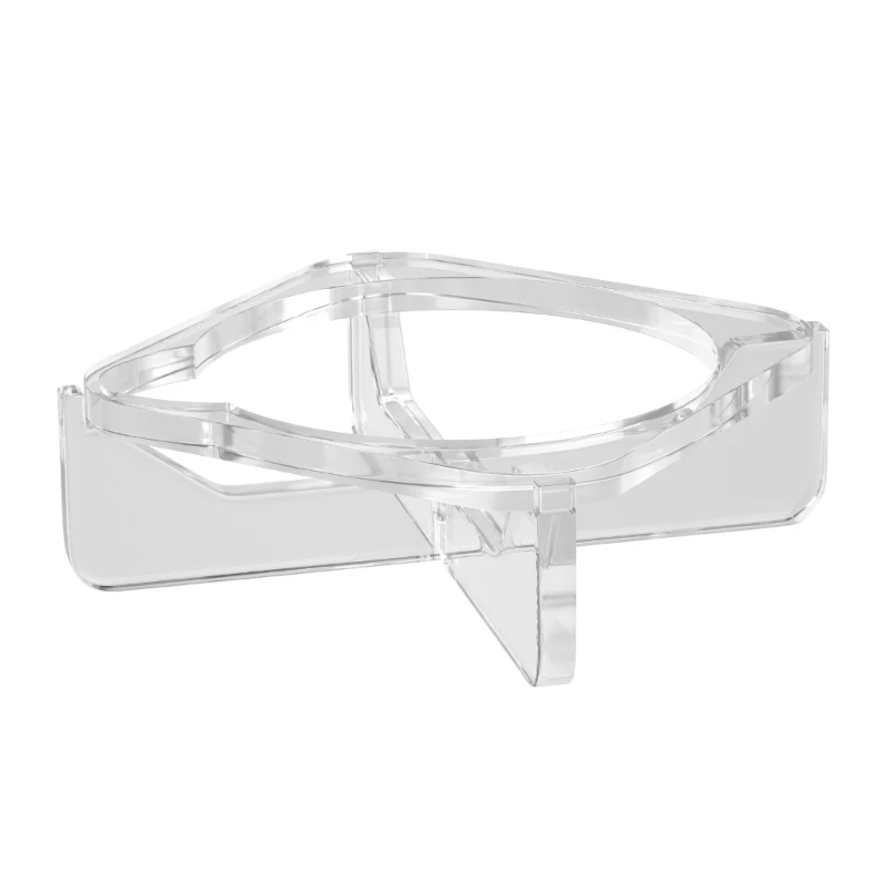 P9JB Dock Stand, Acrylic Desktop Stand Mount for mini Improved Cooling, Easy Power Button Desk Organization