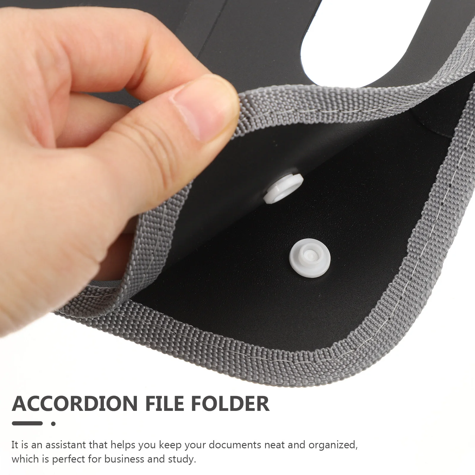 

Large Capacity Storage Pouch Multi-Layer Document Organizer Transparent Waterproof Interior For Office Study Portable