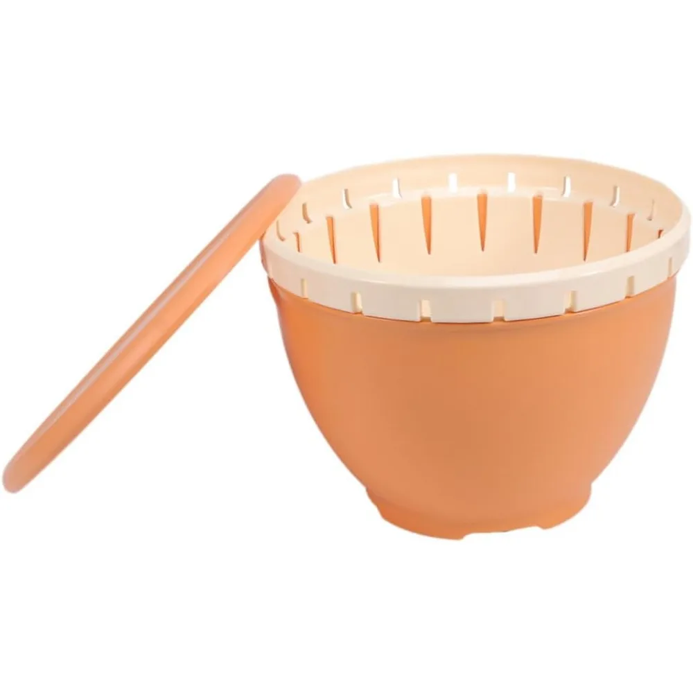 

Fruit Vegetable Drainage Basket for Sink Double Layer Storage Basket Mesh Strainer Bowl Plastic Kitchen Easy Wash Drain