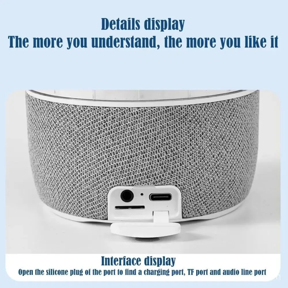 

Портативная красочная лампа в виде медузы, радужный свет, светодиодный ночник, Bluetooth-динамик, 3D объемный звук, настольный мини-динамик в виде медузы