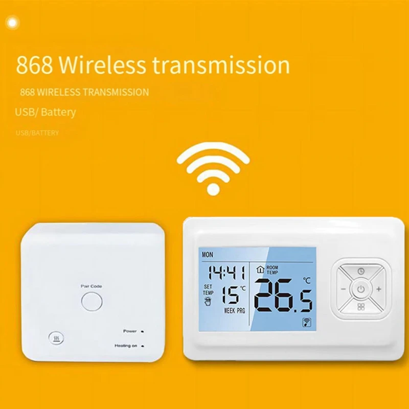 Tuya Wifi Smart Thermostat Controller Wireless Programmable Temperature Controller For Gas Boiler Water Heating