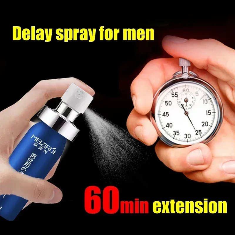 Sex Product Spray opóźniający dla mężczyzn Skuteczny spray opóźniający wytrysk Długi czas seksualny 60min Mężczyzna Big Dick Spray Smar do erekcji