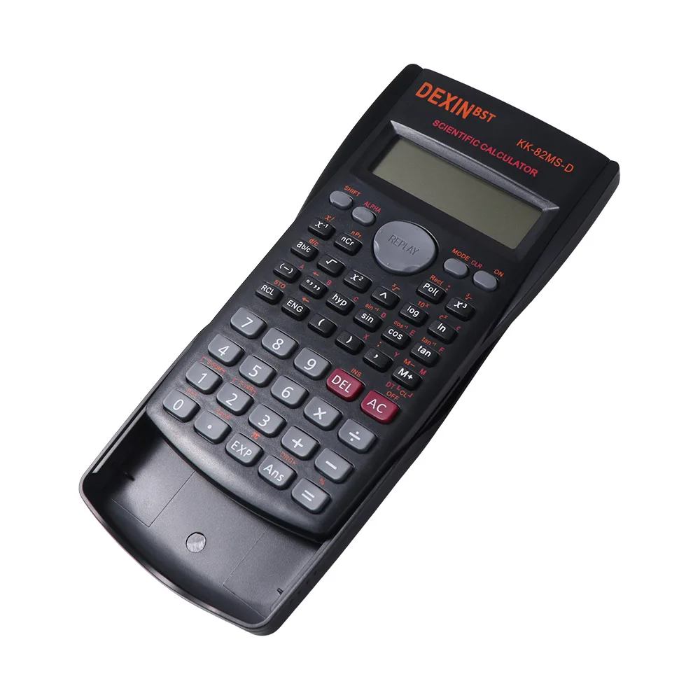 

Научный калькулятор с 12-значным дисплеем, 2-строчный экран, большой экран, 240 функций, простое управление, портативный