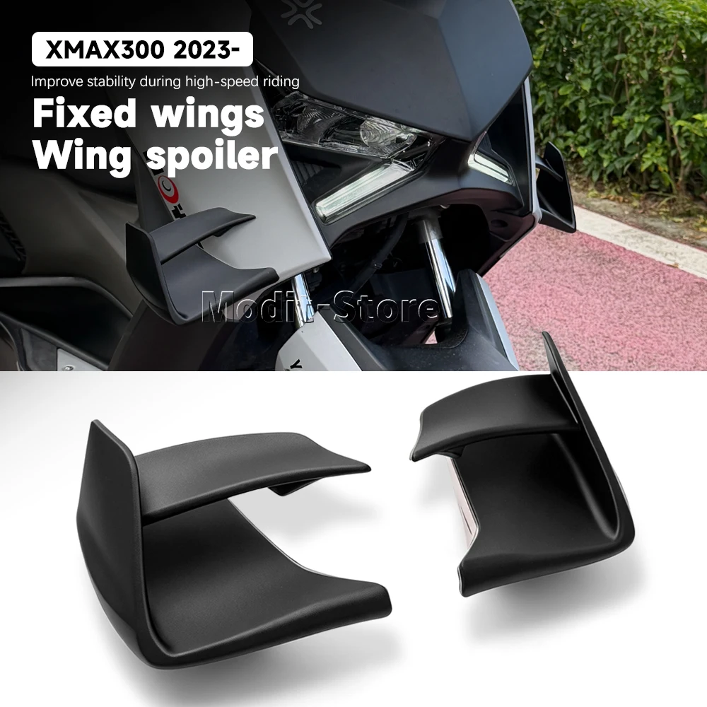 2023 2024 2025 2026 Motorcycle Fairing Side Fixed Wing Decorative Front Spoiler Winglet For YAMAHA XMAX300 X-Max 300