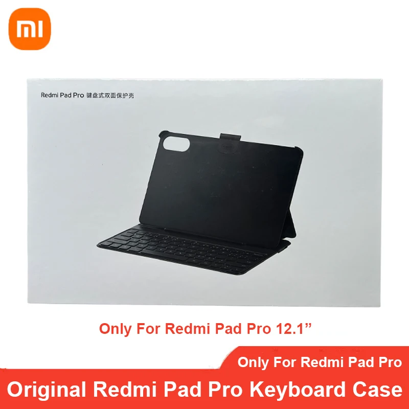 

Original Redmi Pad Pro Keyboard Case For Redmi Pad Pro 12.1" English 64-key Bluetooth 760H Long Standby Time Protective Case -CN