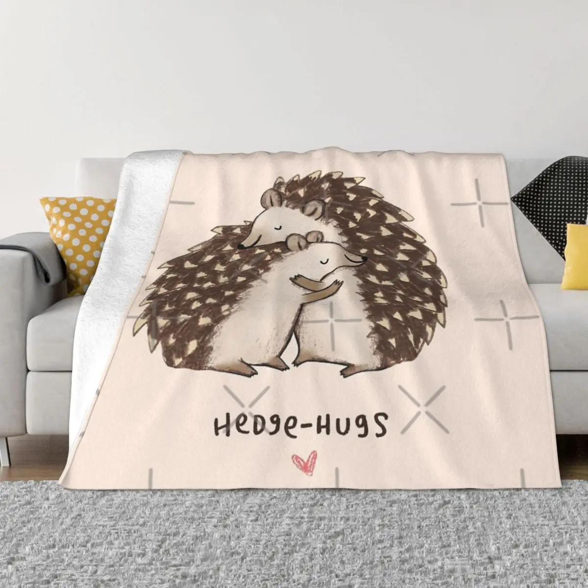 Hedge-Hugs Home Bedroom Winter Blankets Home And Decoration Throw Blanket