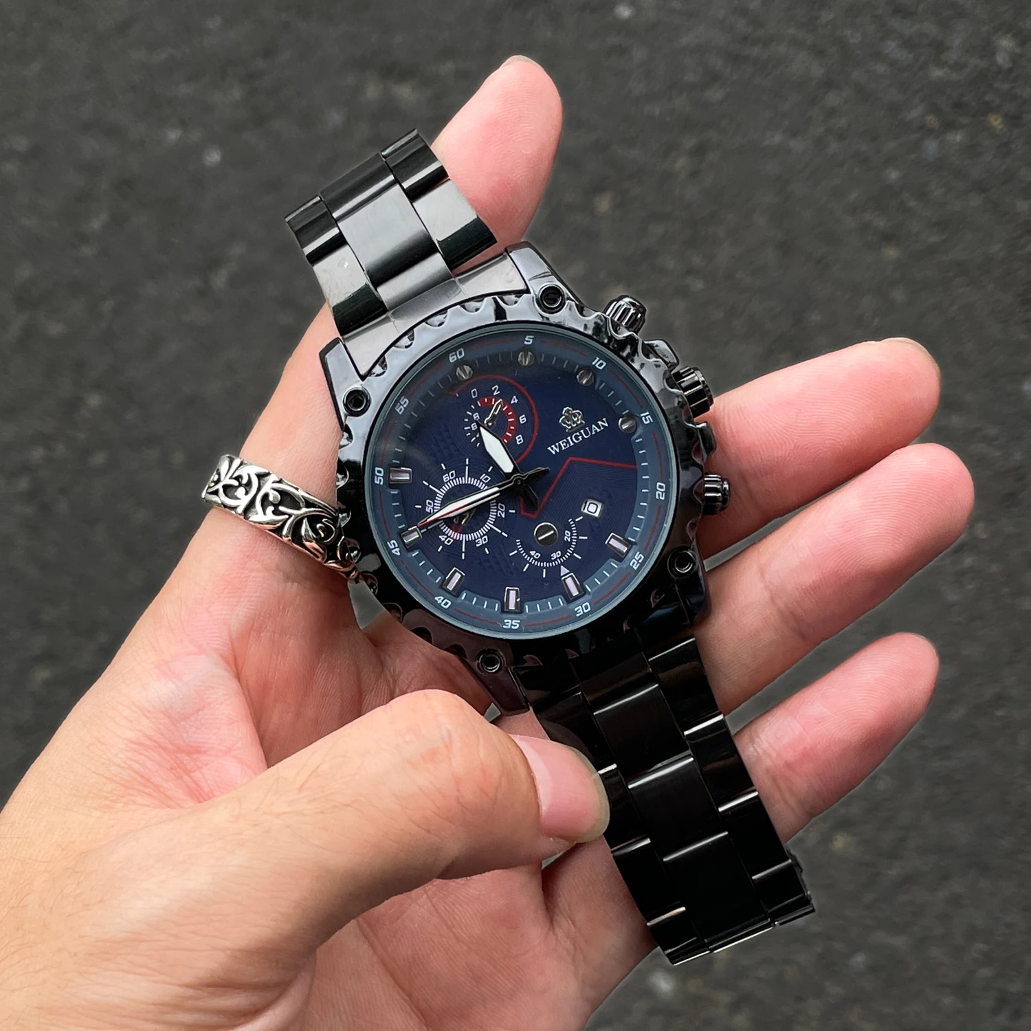 

CILOA large dial high-end watch for men high-quality brand authentic 2025 new high-end multi-function waterproof quartz watch