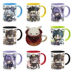 Genshin Impact Wanderer Nahida Furina Neuvillette Wriothesley Alhaitham Eula Mugs Coffee Milk Ceramic Gift for Friends