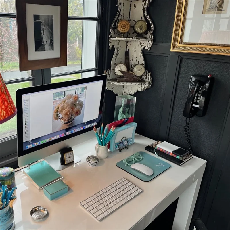 Promozione! Telefoni da parete classici per la linea fissa con suoneria meccanica, telefono da parete 2554 a linea singola con indicatore Voicemail Dur