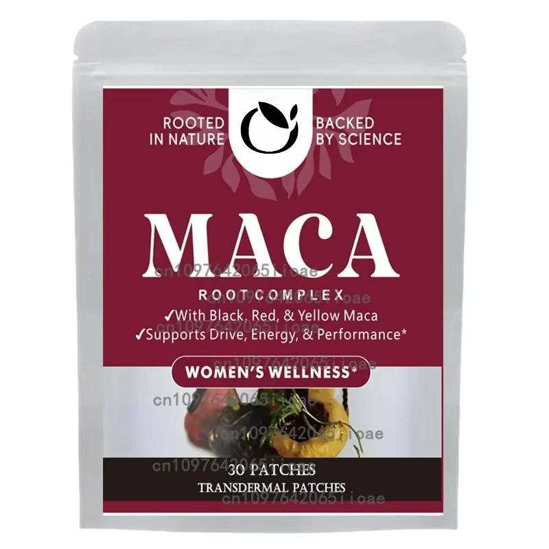 

Женские пробирные пластыри с корнем маки, поддерживающие энергию, баланс гормонов, 30 пластырей