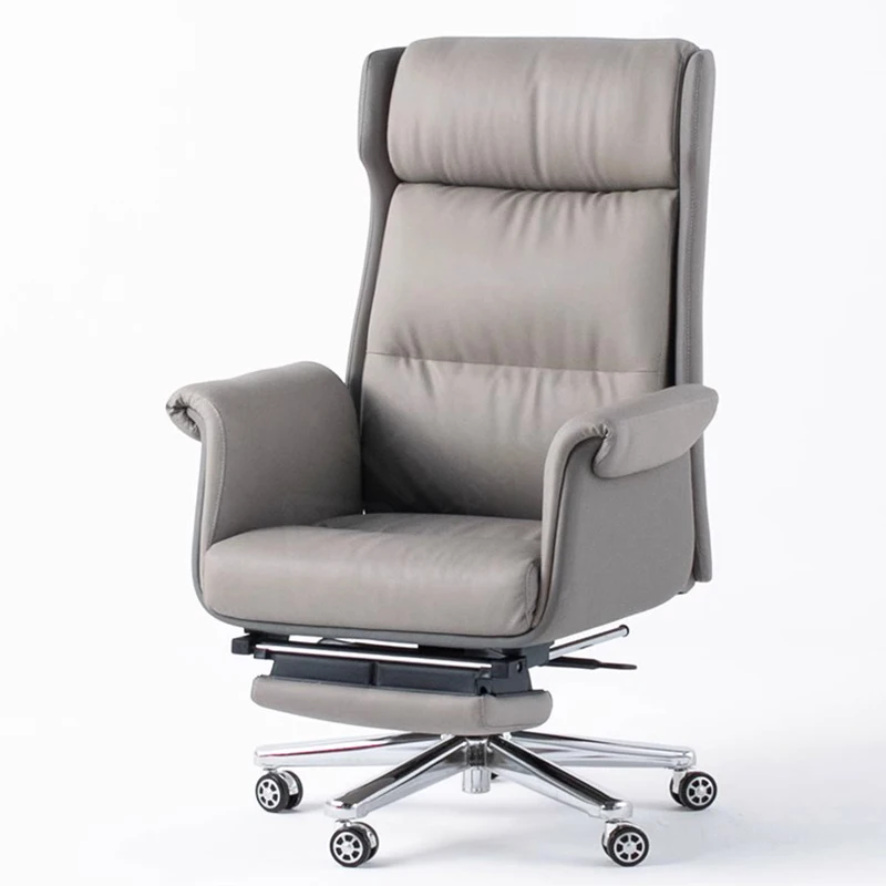 Lounge Ergonomic Office Chair Modern Swivel Study Comfortable Office Chair Bedroom Nordic Arm Designe Rmobilya Home Furniture