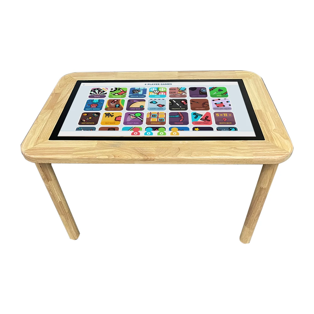 

32" LCD Morden Solid Wood Android Interactive Touch Screen Desk Digital Game Table
