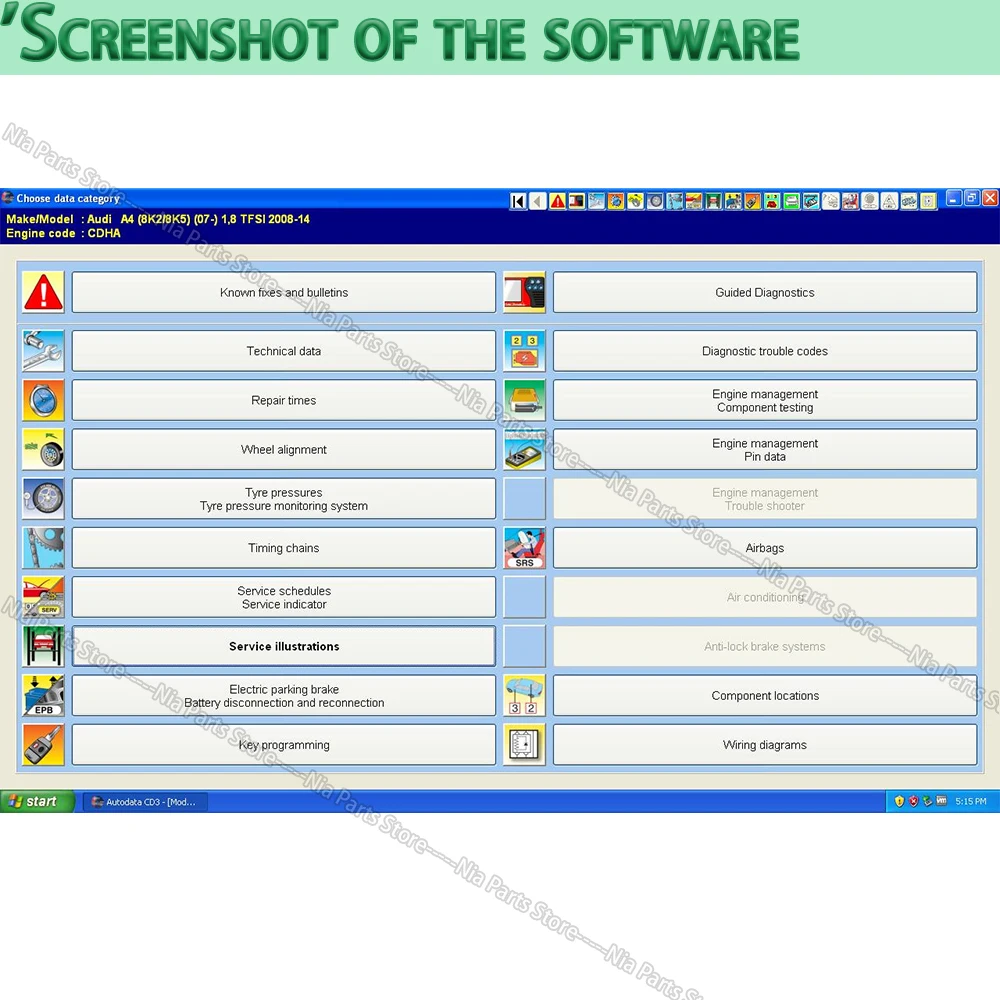 Autodata 3.45 Car Repair Auto Diagnostic Virtual Box auto data 3.45 Car Tool wiring diagrams data install video guide software