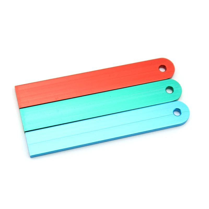 1Pc Aluminium Dental Endo Rulers Span Measure Scale Endodontic Finger Ruler Dentist Tools Materials