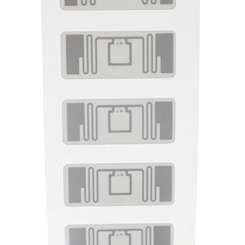 Etiqueta UHF de rango de lectura de 10M, etiqueta autoadhesiva RFID pasiva de 73*20mm, etiquetas RFID UHF para gestión de inventario