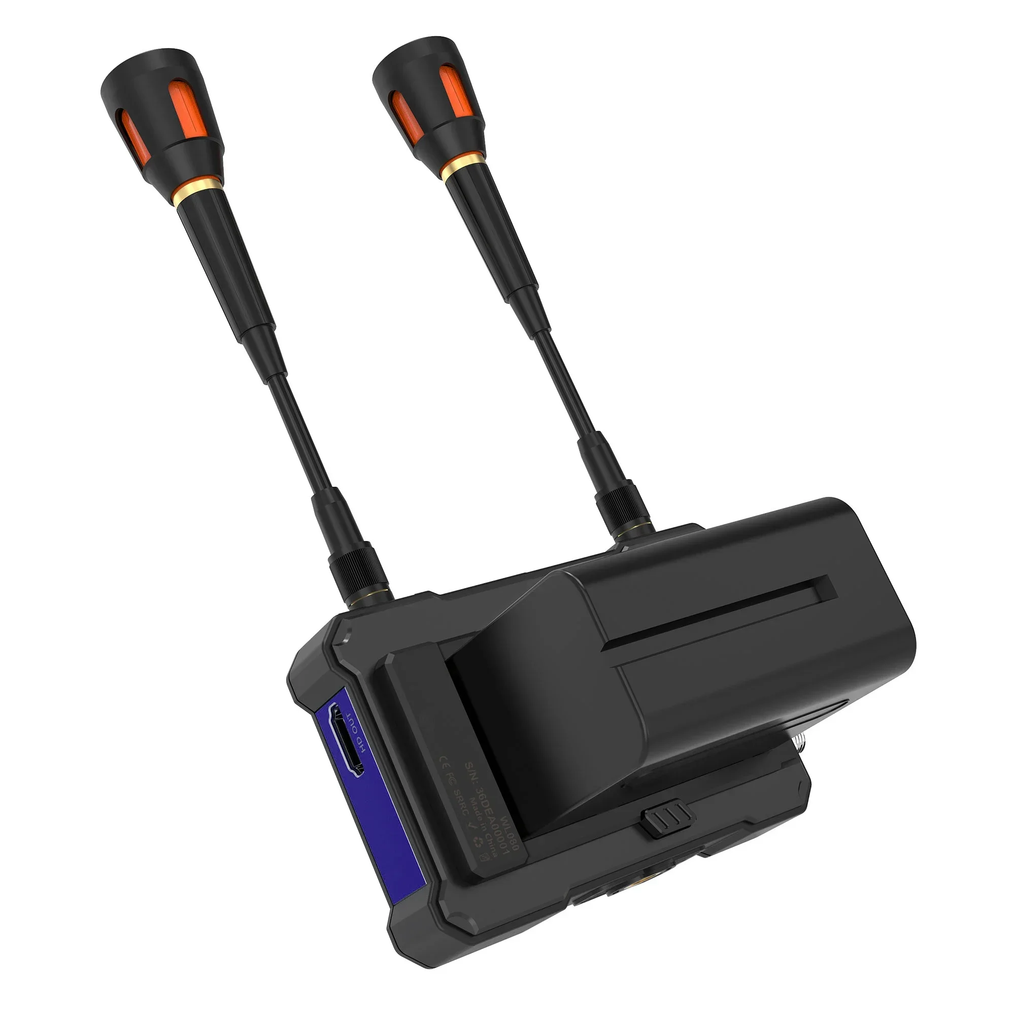 

LHSY 340M 1110FT Wireless Transmitter and Receiver 2.4G/5.8GHz hdmi Wireless Video Extender Kit for Camera PC STB to TV