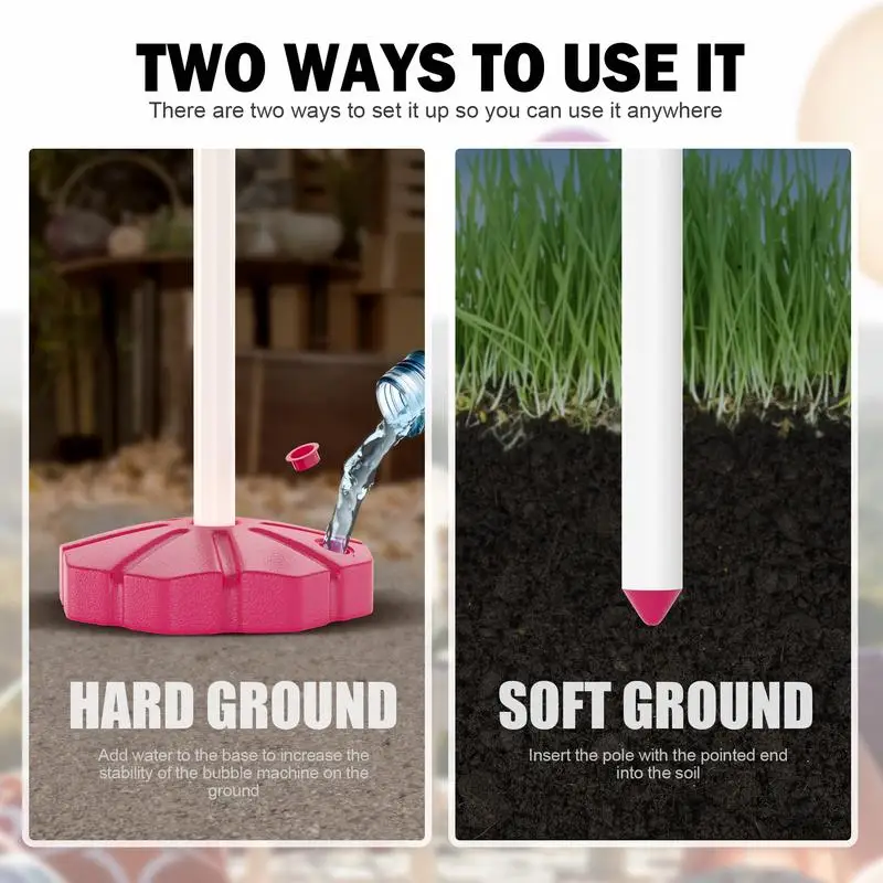 Christmas Bubble Stand Machine,500mAH rechargeable battery Height 47 Inches Stand Up Automatic Bubble Machine for Kids,Outdoor T