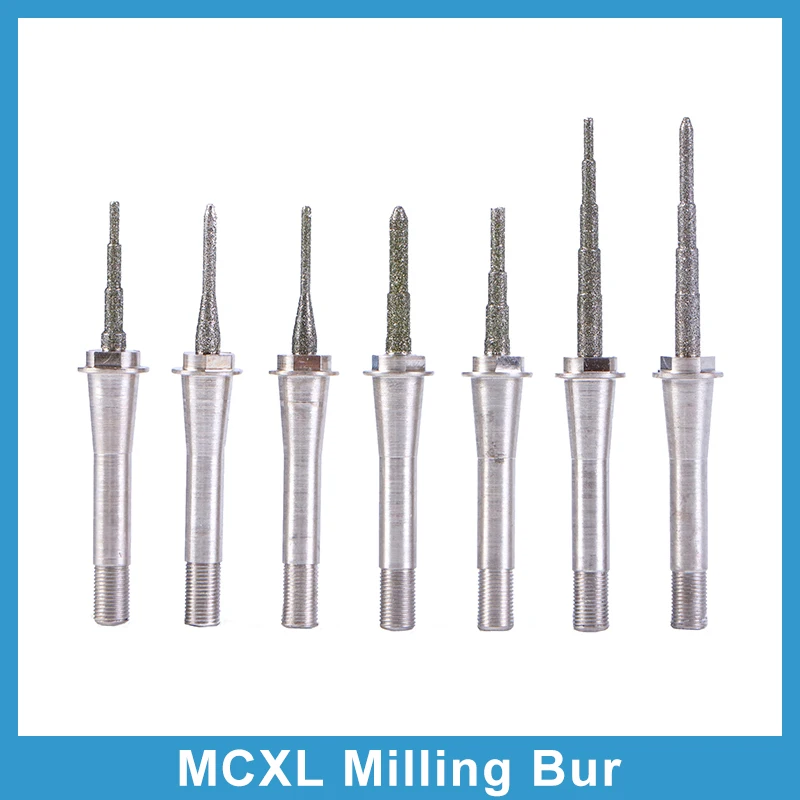 Cad/Cam Cerec Sirona MCXL Milling Burs Dental MCXL Wet Drills Cutters Step Bur 12/12s for Lab